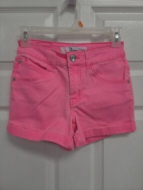 OP Neon Pink Cuffed Denim Shorts